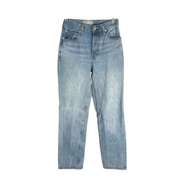 Everlane 90's Cheeky Straight Leg High Waist Ankle Jeans Sz 23 - Picture 1 of 11